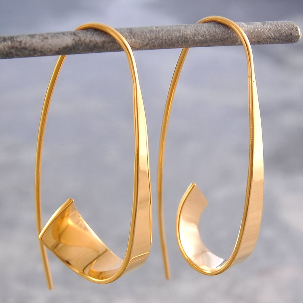 Clea – Zeitlose Gold & Silber Ohrringe