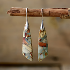 Ondine – Vintage-Creolen aus Naturmaterialien