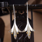 Lina – Blumenohrringe aus hochwertigem Metall
