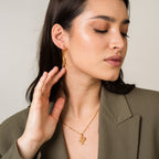 Camille – Goldene Stilvolle Creolen