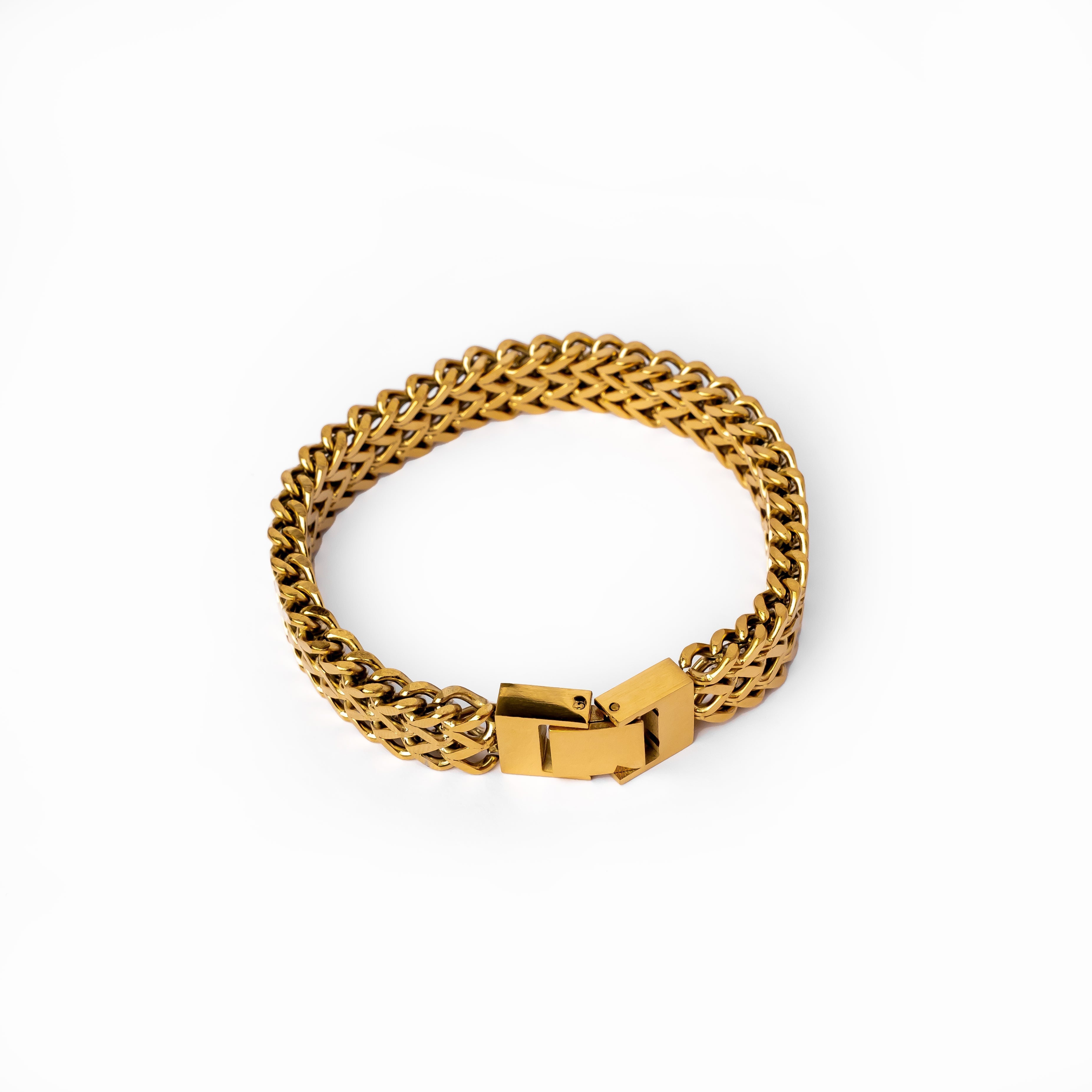 Eden – Armband Strukturiert Plattiert Gold 18K