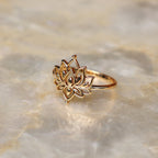 Lotusblume - Eleganter Ring