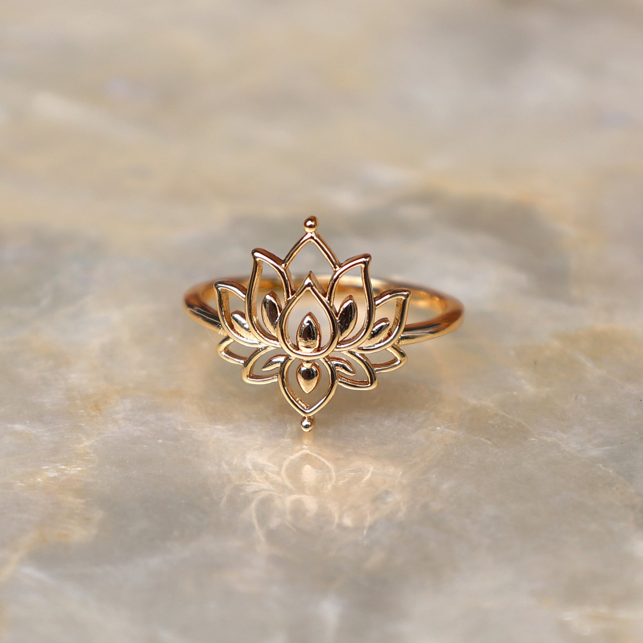 Lotusblume - Eleganter Ring