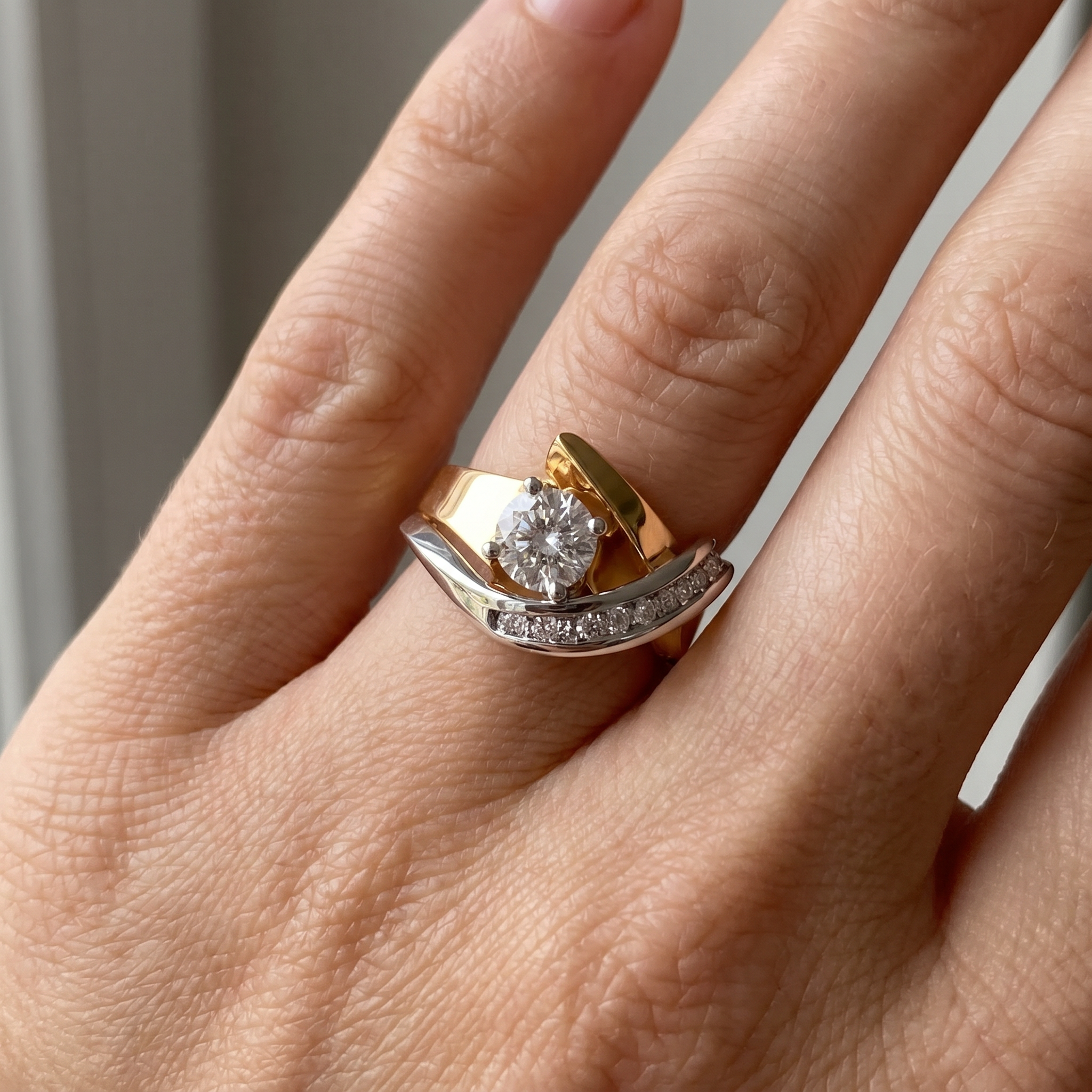 Sylira – Signatur-Ring aus Gold und Silber