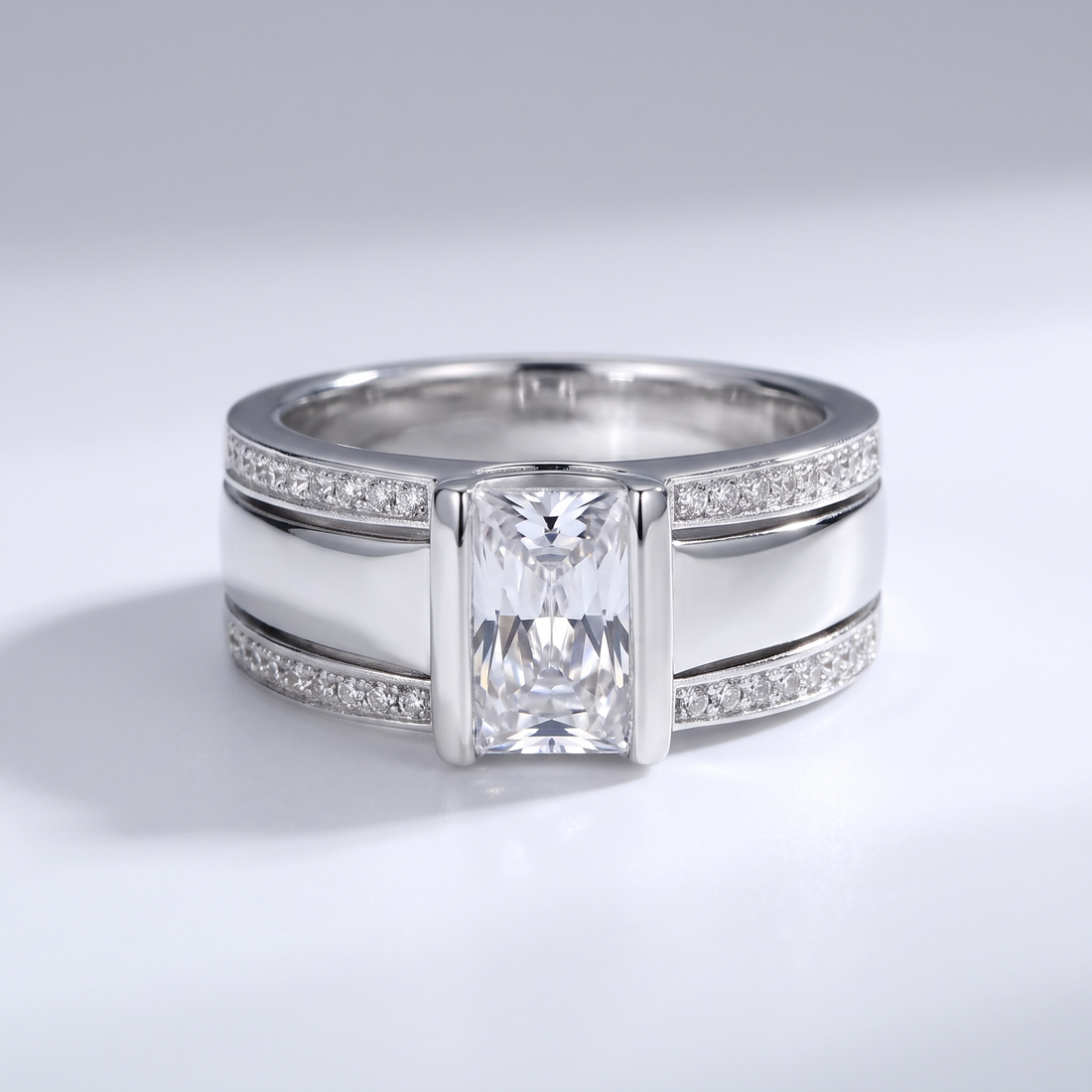 Clemence – Vintage-Ring mit Eingesetztem Glas