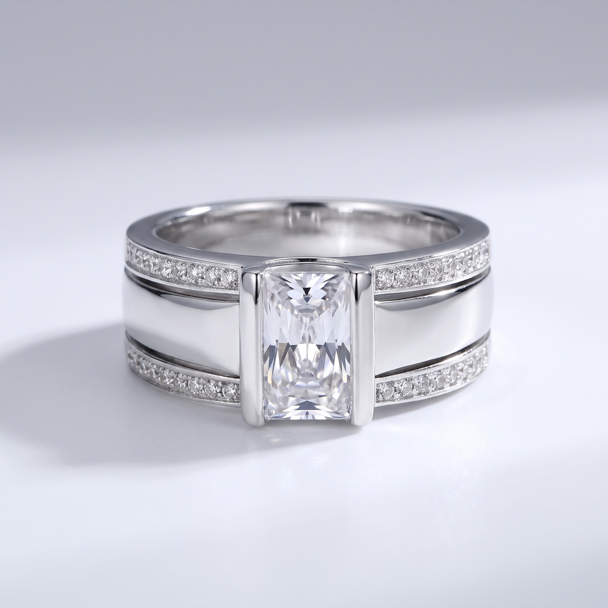 Clemence – Vintage-Ring mit Eingesetztem Glas