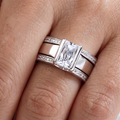 Clemence – Vintage-Ring mit Eingesetztem Glas