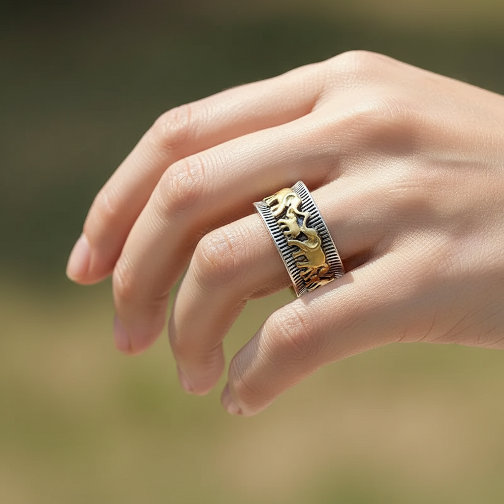 Arinya – Schützender Ring in Goldfarbe