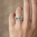 Maely – Herzring im Silber Retro-Stil