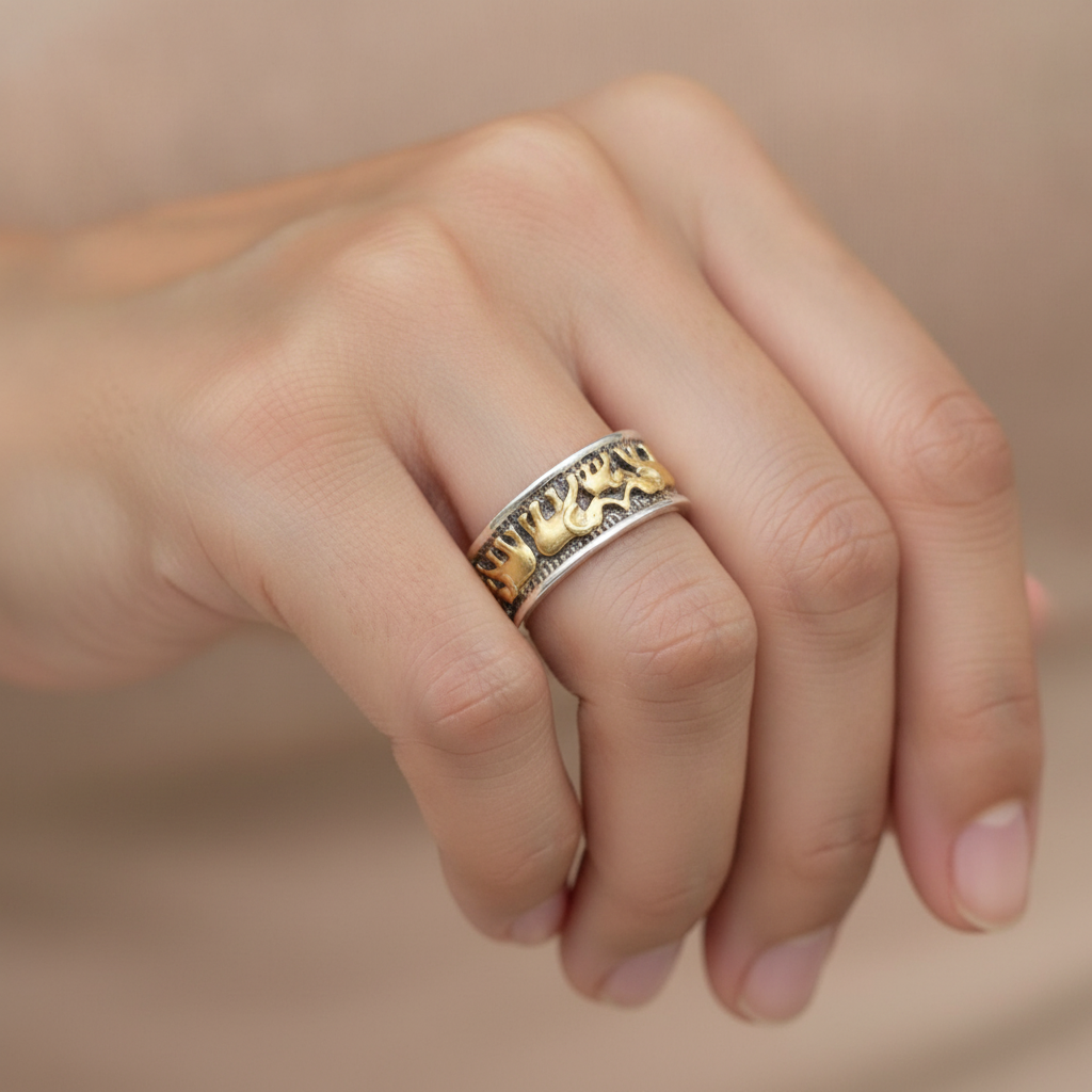 Eli – Elefantenring Gold Vintage
