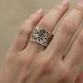 Bea – Vintage Silber Hohlring