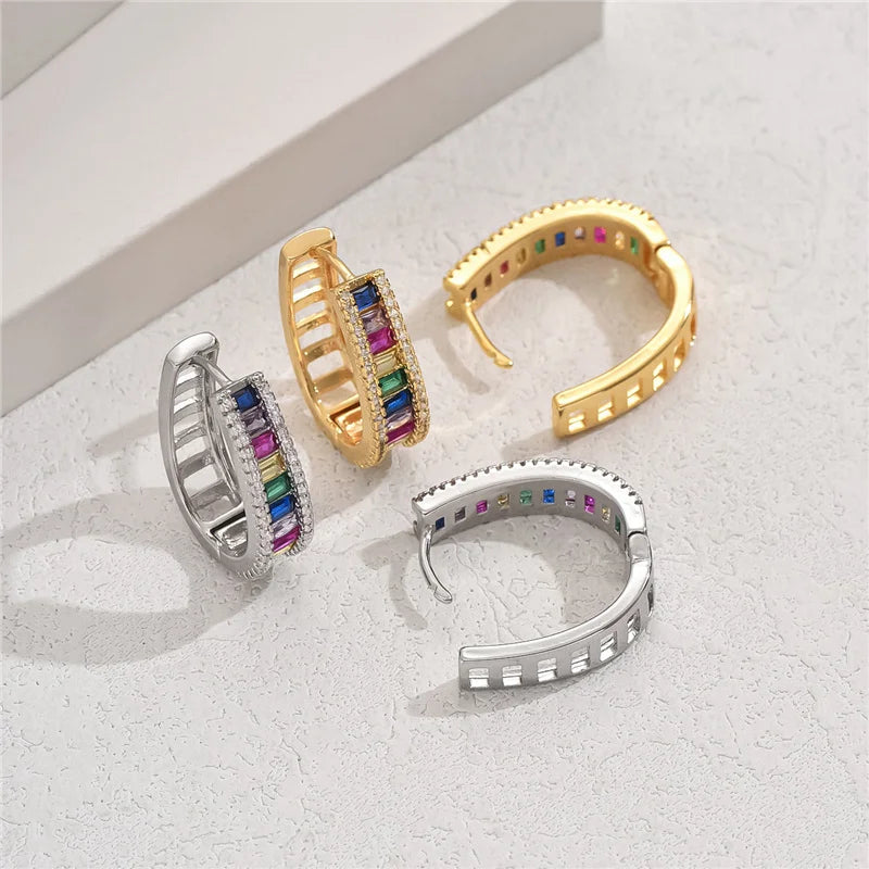 Aureyla – Stilvolle Regenbogen-Ohrringe