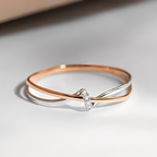 Eleane – Ring Unendlichkeit Zweifarbig Stilvoll