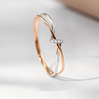 Eleane – Ring Unendlichkeit Zweifarbig Stilvoll