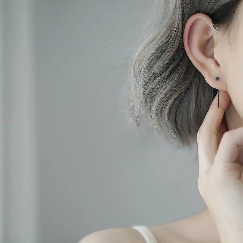 Kaelen – Würfel-Ohrringe mit Eleganten Quasten
