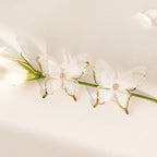 Jean – Schmetterling-Ohrringe aus leichtem Geflecht