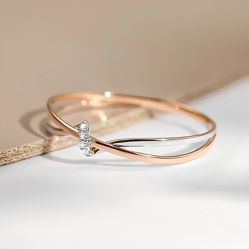 Eleane – Ring Unendlichkeit Zweifarbig Stilvoll