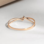 Eleane – Ring Unendlichkeit Zweifarbig Stilvoll