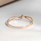 Eleane – Ring Unendlichkeit Zweifarbig Stilvoll