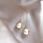 Asa – Ohrringe in Gold mit Perlen