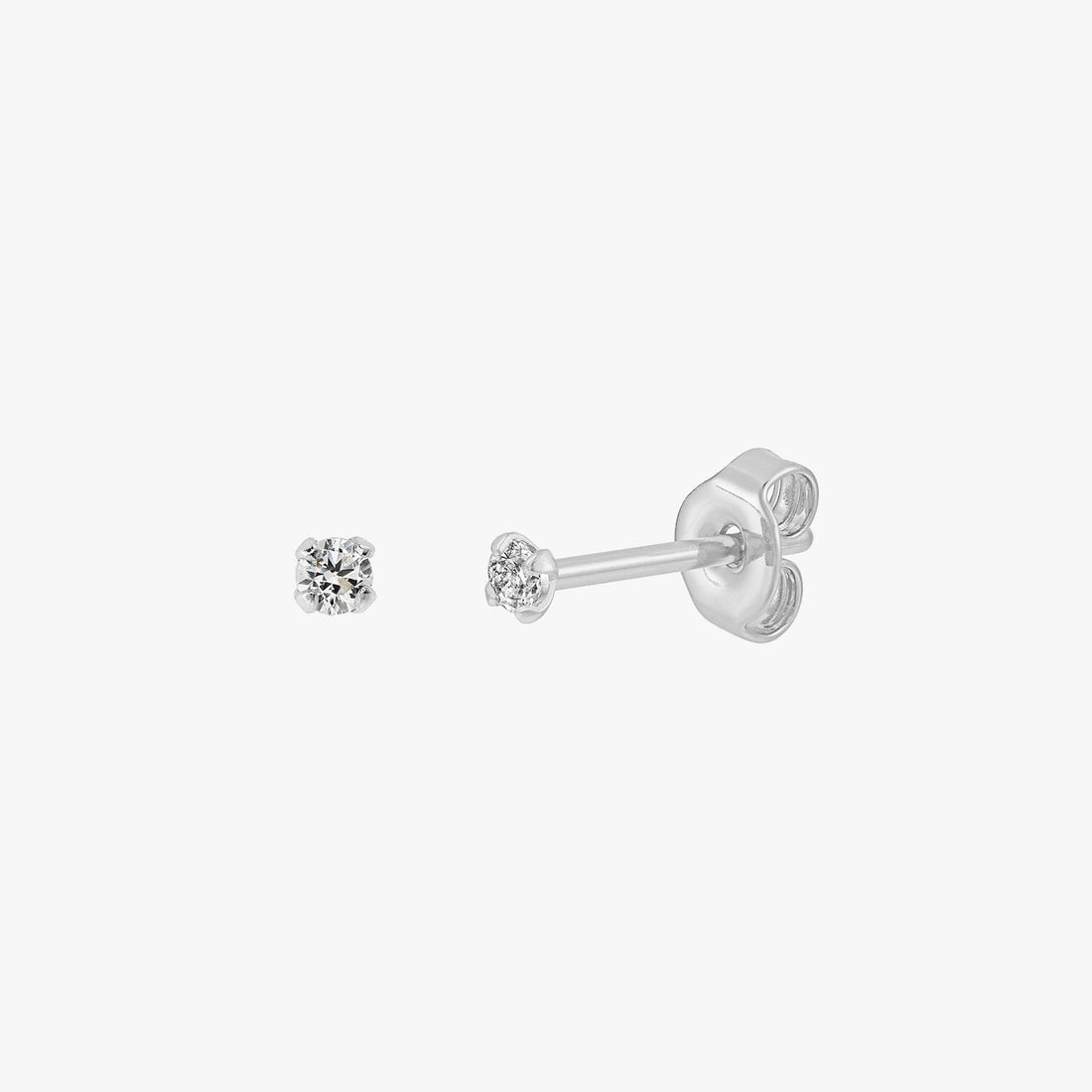 Sloane - Funkelnde Mini Ohrstecker 2mm