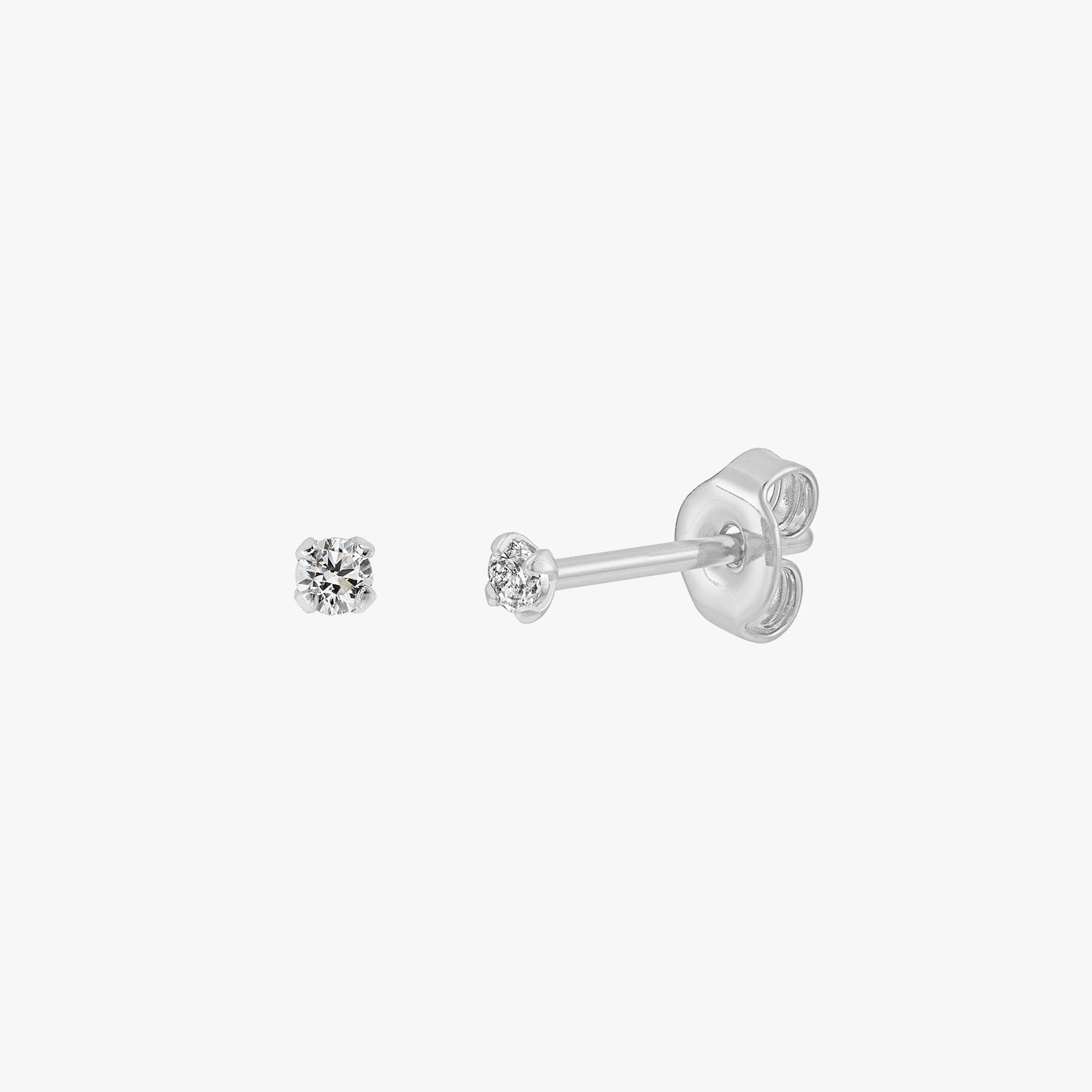 Sloane - Funkelnde Mini Ohrstecker 2mm