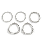 Mira – Set mit 5 stapelbaren Perlenarmbändern