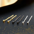 Kaelen – Würfel-Ohrringe mit Eleganten Quasten