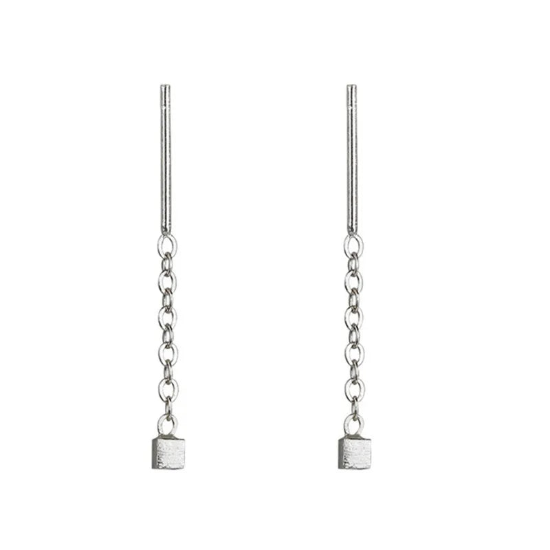 Kaelen – Würfel-Ohrringe mit Eleganten Quasten