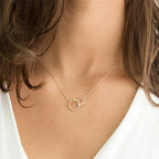 Isabelle – Goldenes Hoop-Collier Elegant
