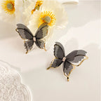 Jean – Schmetterling-Ohrringe aus leichtem Geflecht