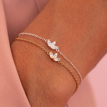 Drei Blüten – Kettenarmband
