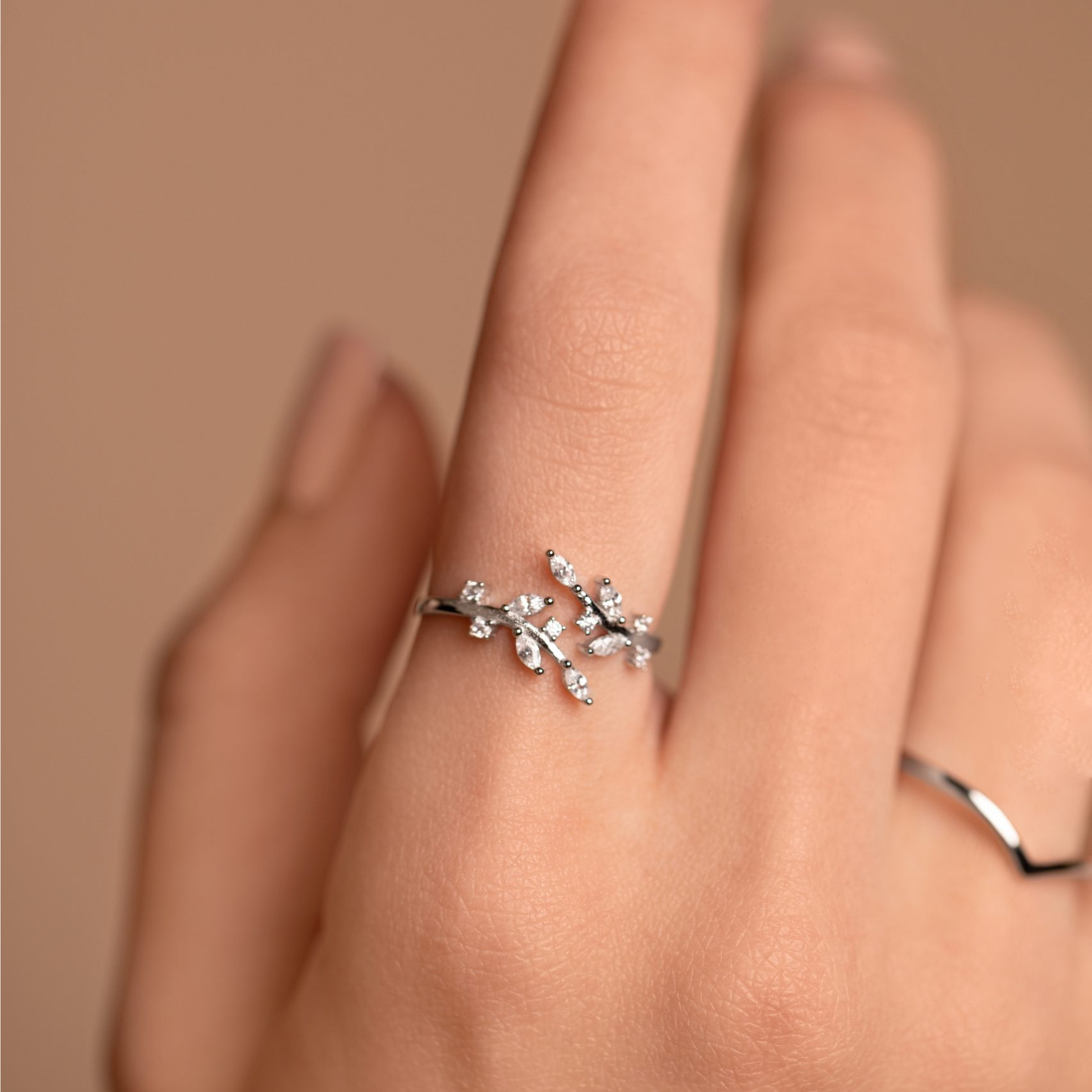 Zweigblatt - Baumblatt Ring
