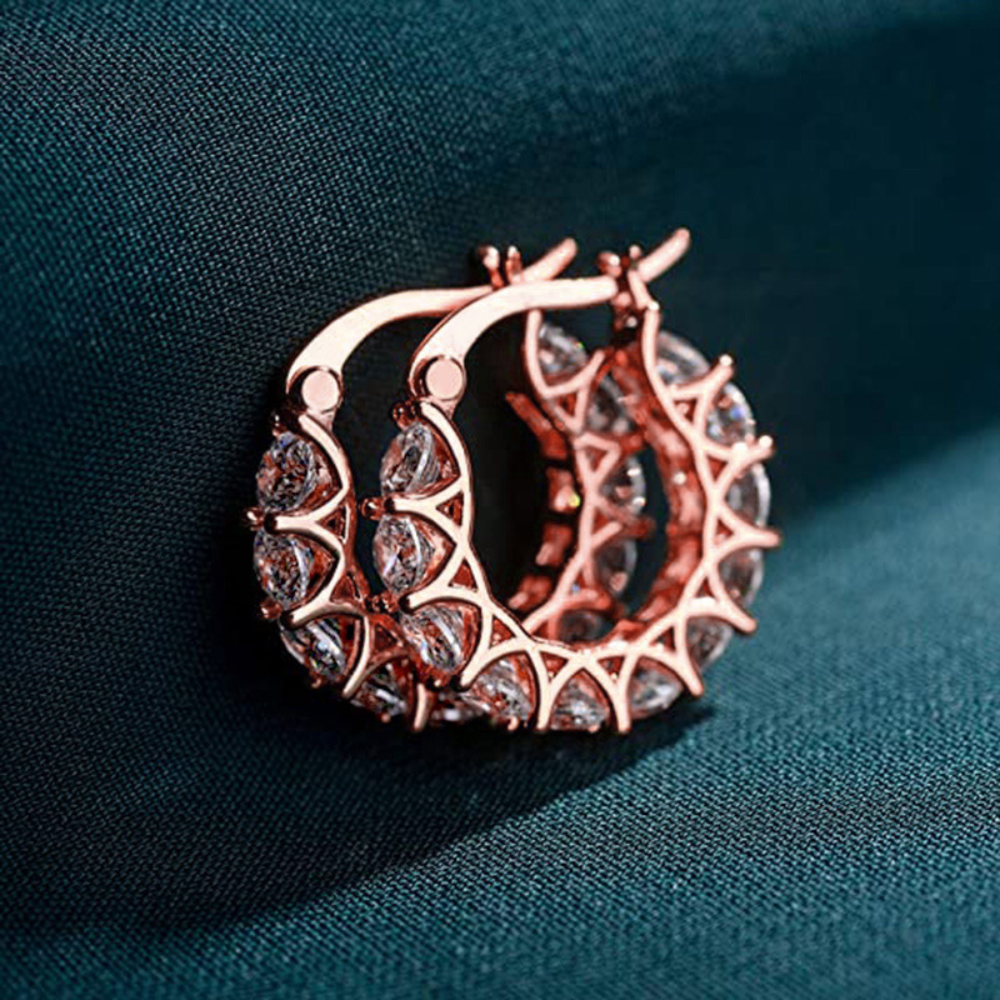 Hoop-Ohrringe – Elegante Charm Hoops