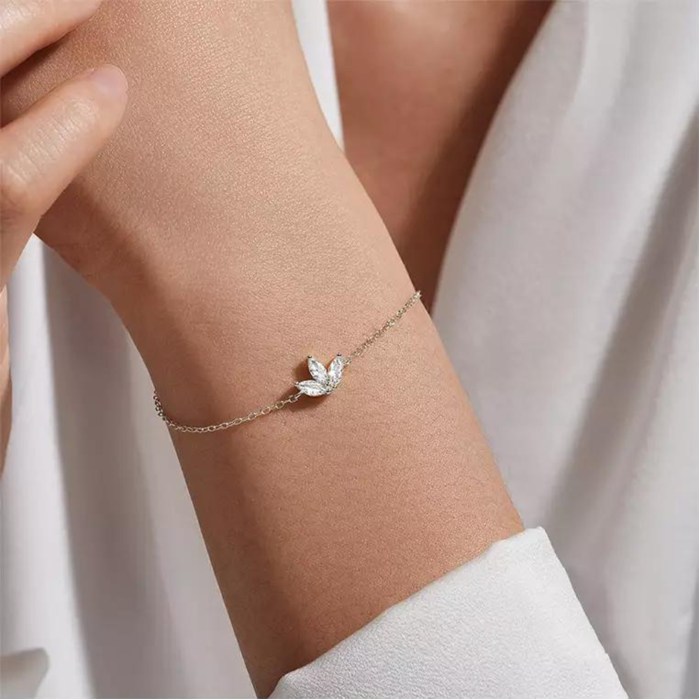 Drei Blüten – Kettenarmband