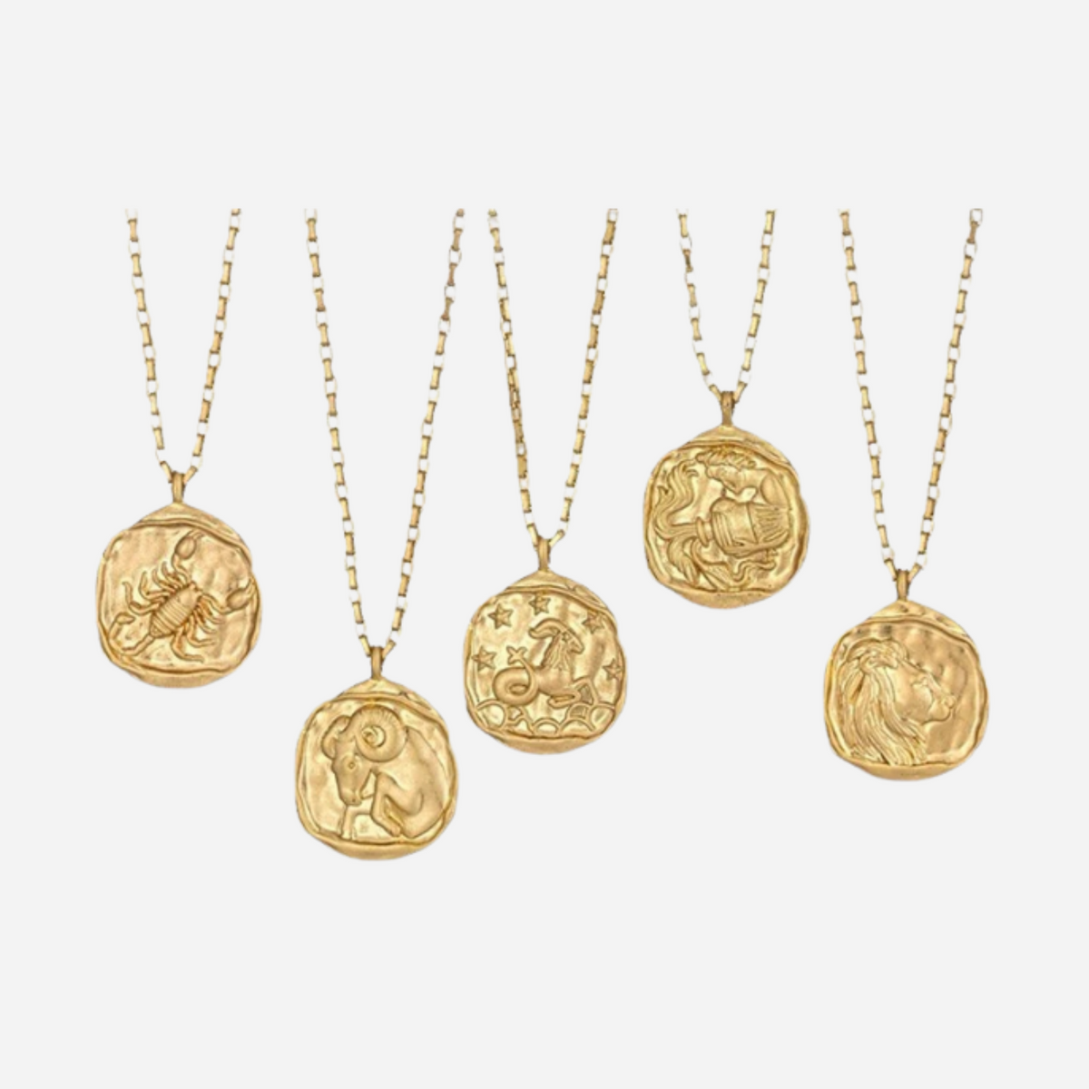 Zeki – Halskette Medaillon Zodiac