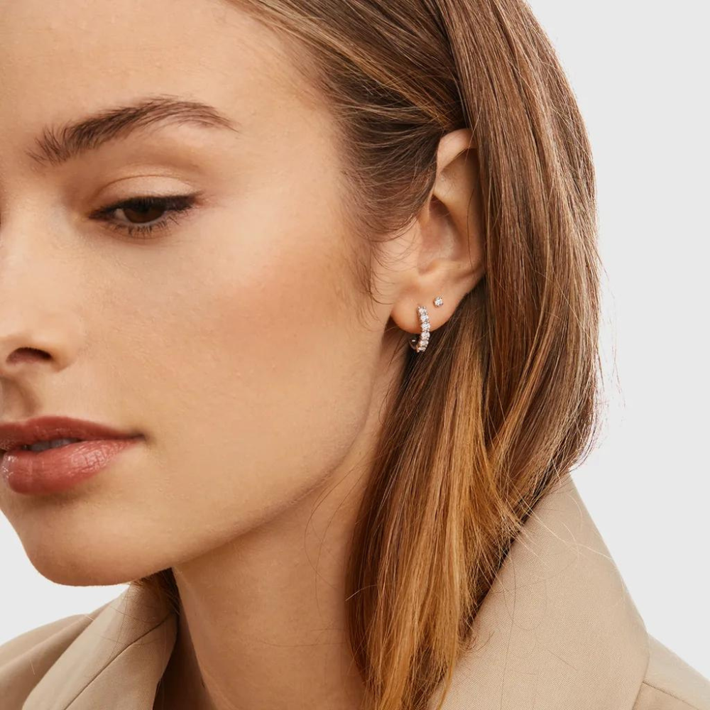 Hoop-Ohrringe – Elegante Charm Hoops