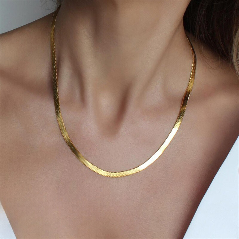 Elizabeth – Schlangenkette in Gold