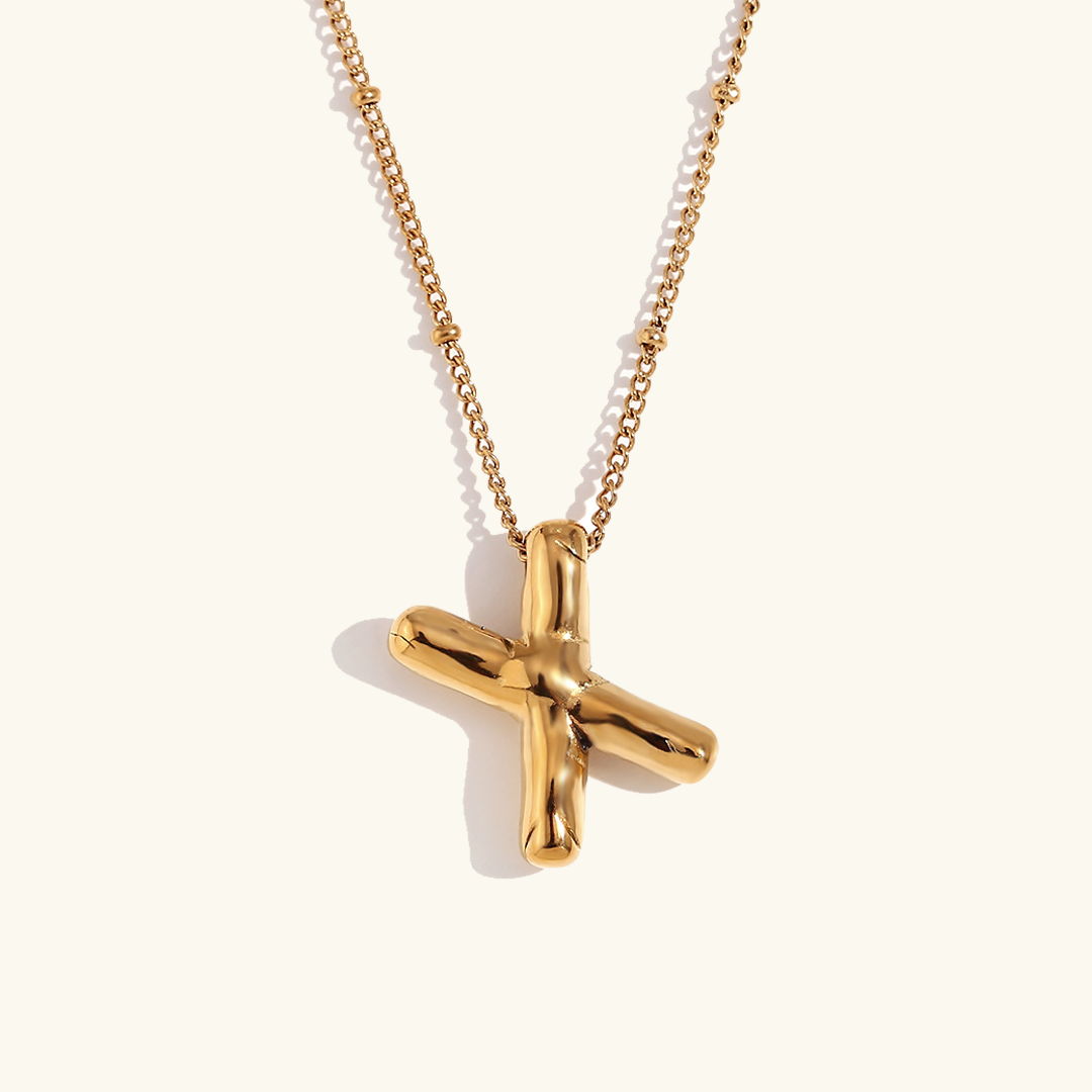 Ballon Gold Initialen Kette