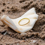 Zarra – Pavé-Ring aus leuchtendem Gold