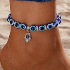 Evil Eye Ocean Style Fußkettchen - Karma und Glücksanklet