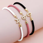 Calla – Verstellbares Armband mit gravierter Initiale
