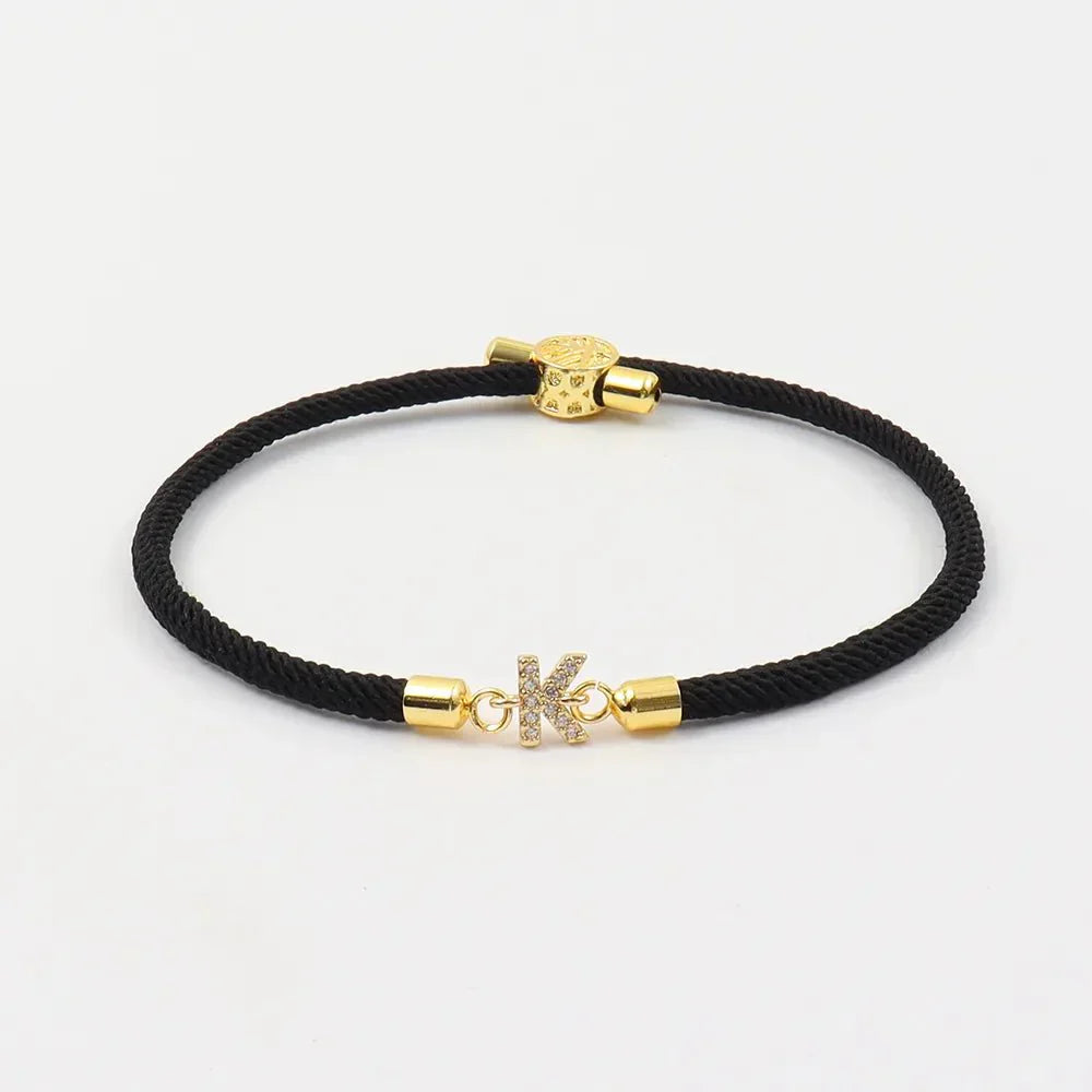 Calla – Verstellbares Armband mit gravierter Initiale
