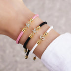 Calla – Verstellbares Armband mit gravierter Initiale