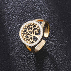 Yelina – Ring Lebensbaum in Gold oder Silber