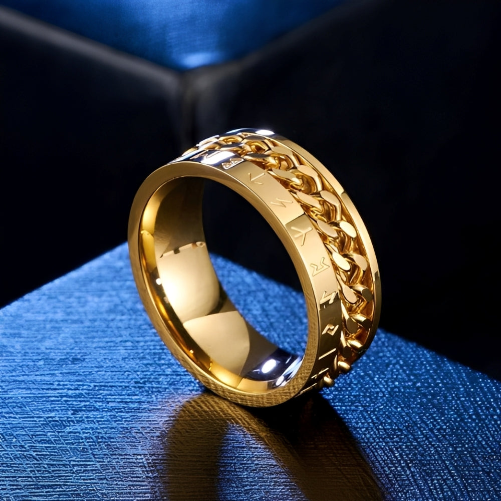 Eirik – Wikinger-Ring im nordischen Stil in 3 Farben