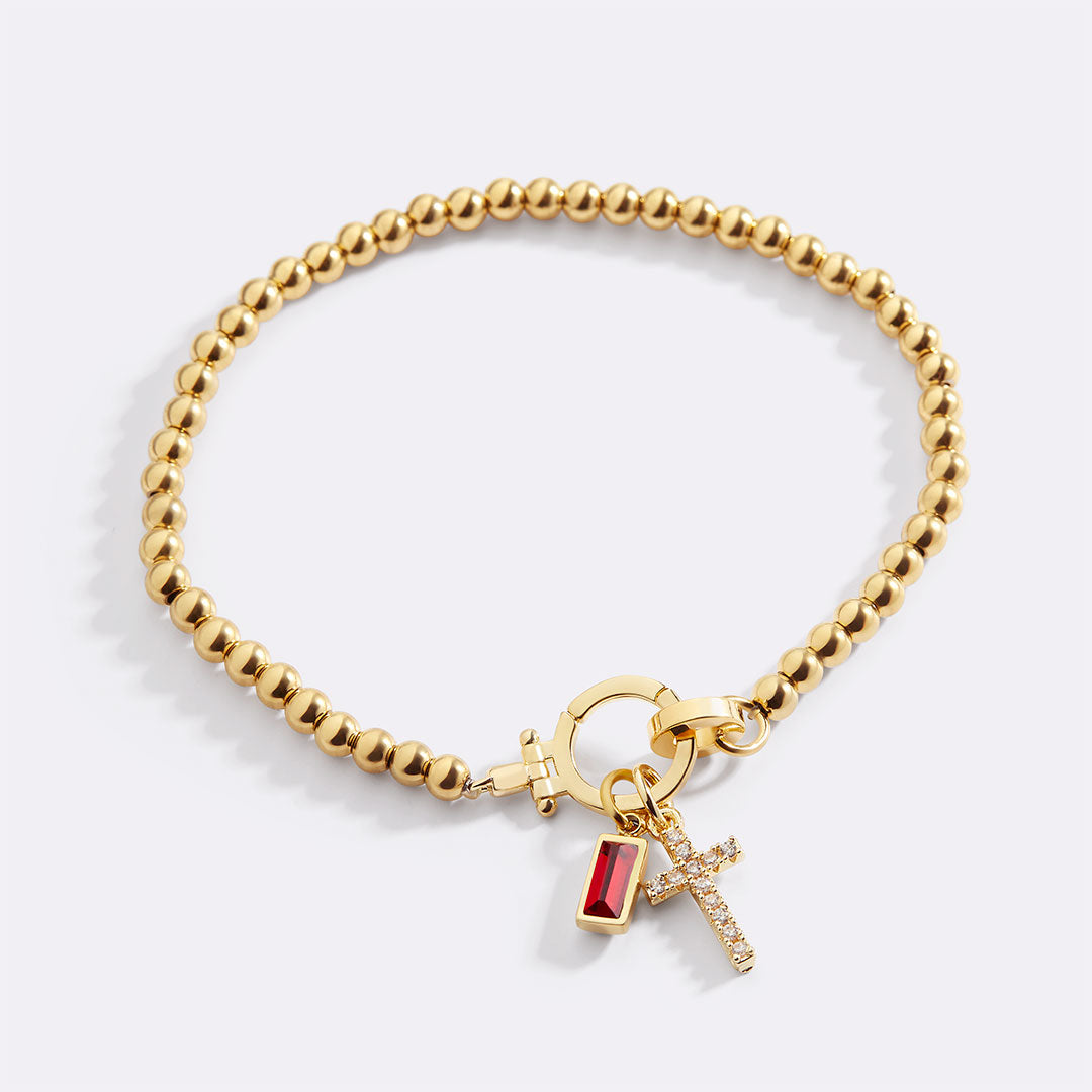 Eli – Armband mit Kreuzanhänger