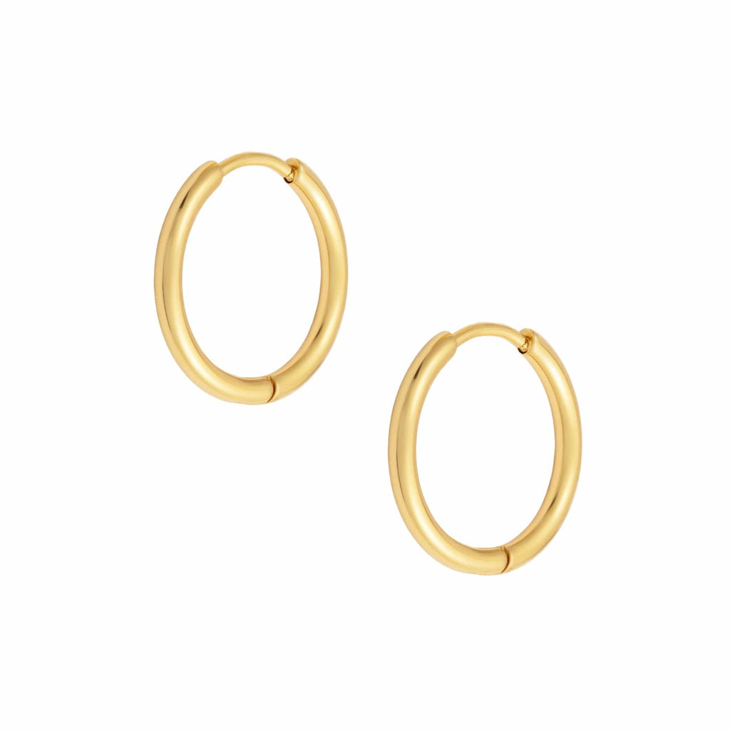 Celia – Stilvolle Goldene Creolen