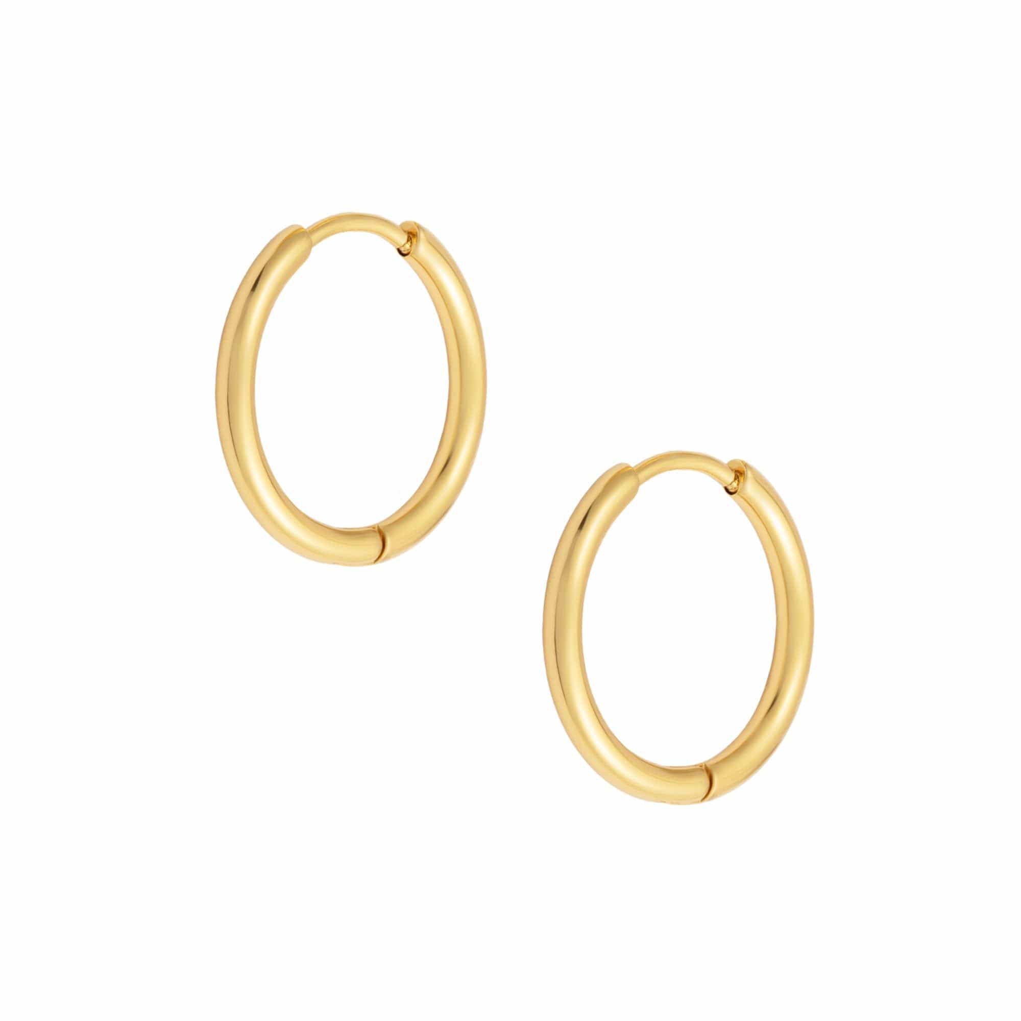 Celia – Stilvolle Goldene Creolen