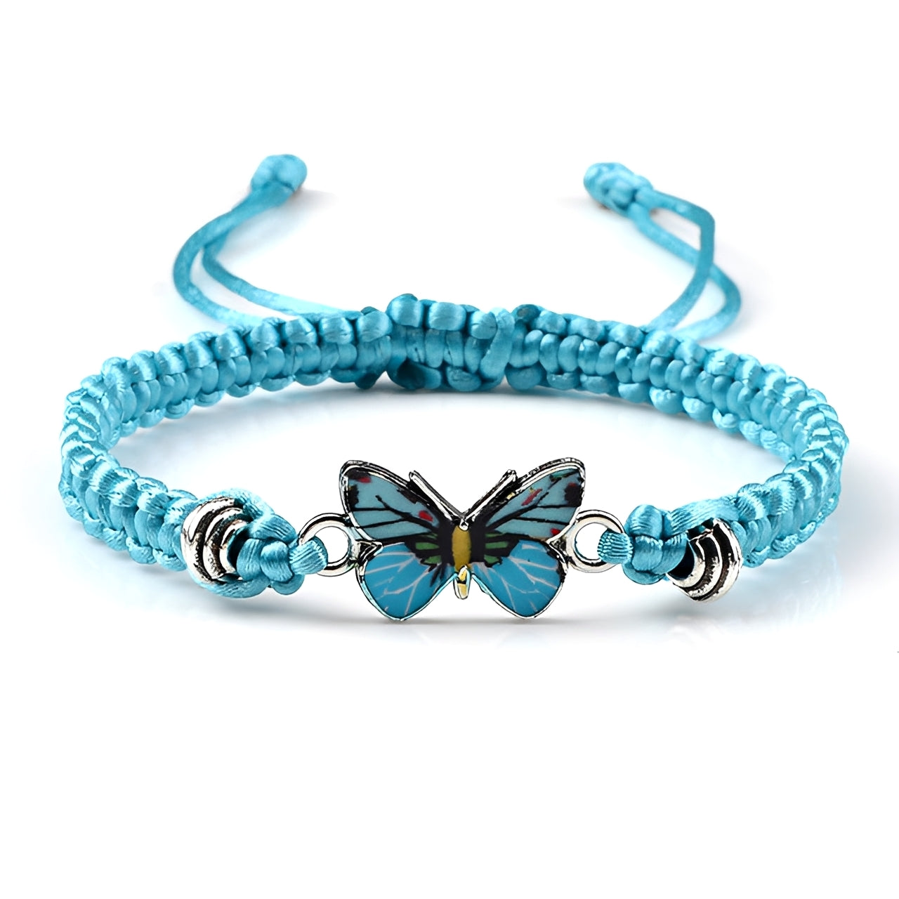 Elvina – Blauer Schmetterlingsarmreif